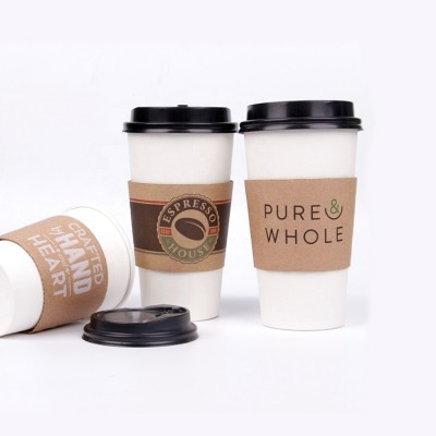 Printed paper cups coffee cups for party with pantone color printed and spot metallic gold foil paper cups